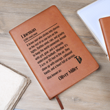 Personalized Lineman Journal Gift