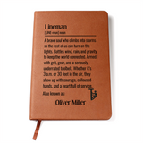 Personalized Lineman Journal Gift
