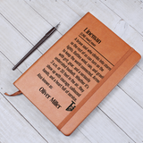 Personalized Lineman Journal Gift