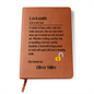 Personalized Journal Locksmith Gift