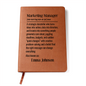 Customized Marketing Manager Journal With Name