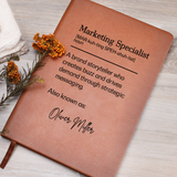 Personalized Marketing Specialist Journal