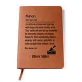 Personalized Mason Journal Gift
