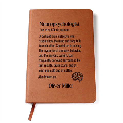 Personalized Neuropsychologist Journal Gift