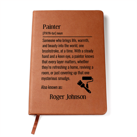 Personalized Gift Painter Definition Journal