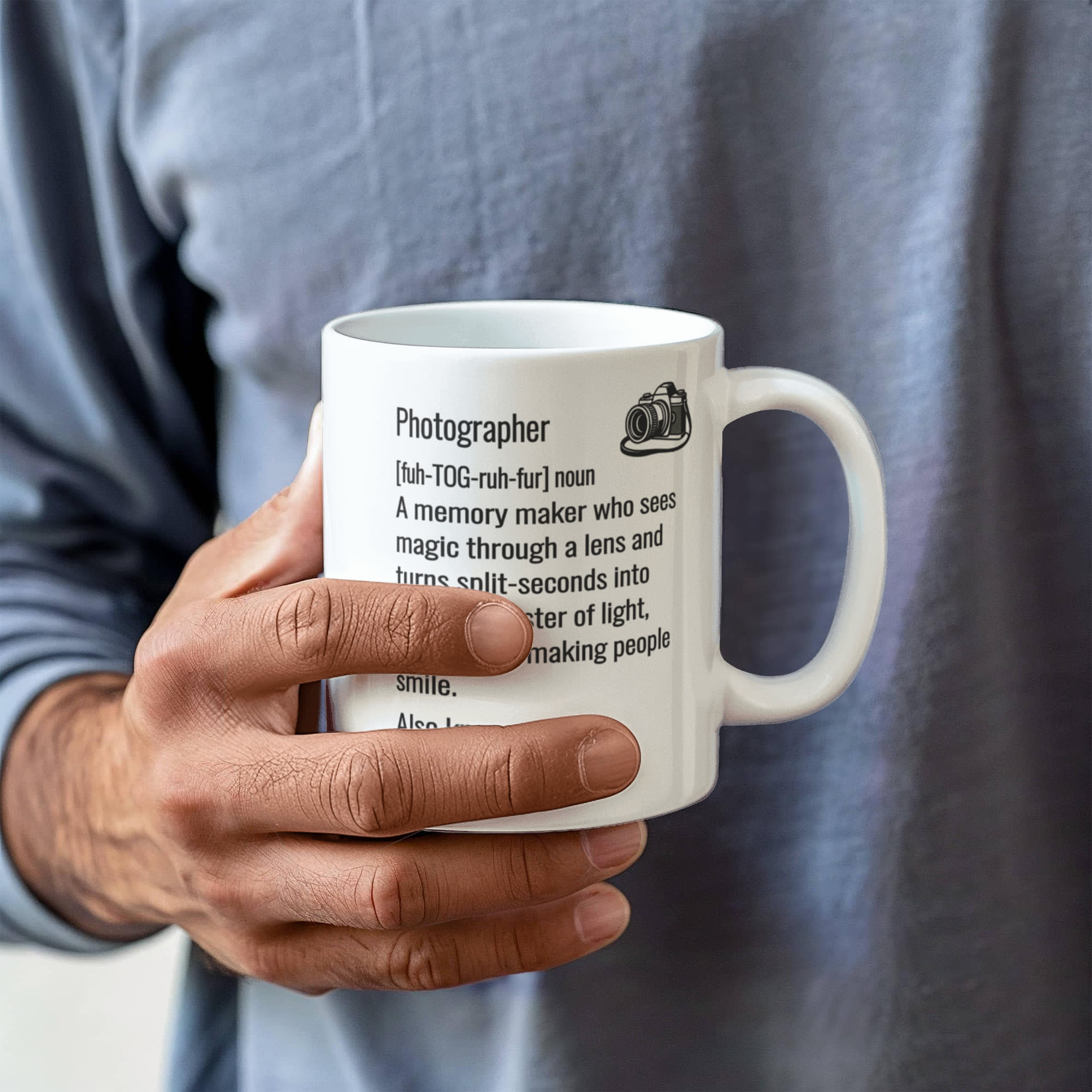 Personalized Photographer Definition Mug Gift