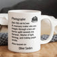 Personalized Photographer Definition Mug Gift