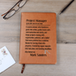 Customized Project Manager Journal With Name