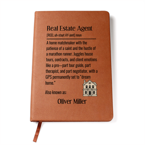 Personalized Real Estate Agent Journal Gift