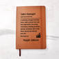Personalized Gift Sales Manager Journal