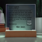 Personalized Sound Engineer Definition Lighted Plaque