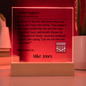 Personalized Sound Engineer Definition Lighted Plaque