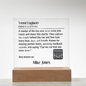 Personalized Sound Engineer Definition Lighted Plaque