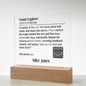 Personalized Sound Engineer Definition Lighted Plaque