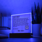Personalized Sound Engineer Definition Lighted Plaque