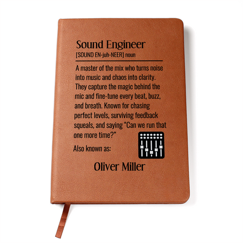 Personalized Sound Engineer Journal