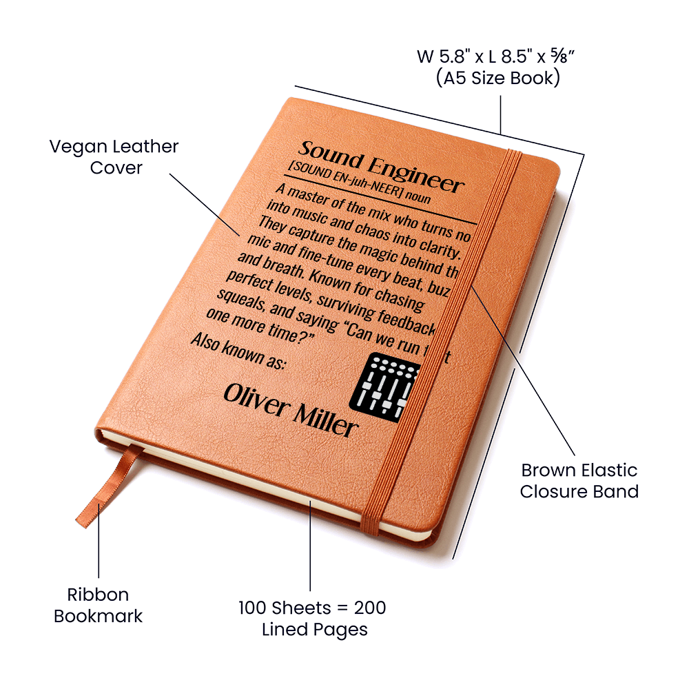 Personalized Sound Engineer Journal