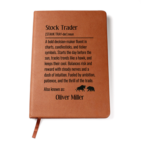 Personalized Stock Trader Journal Gift