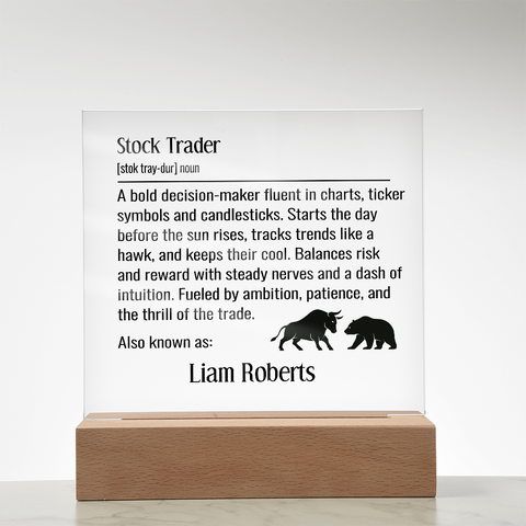 Personalized Stock Trader Gift