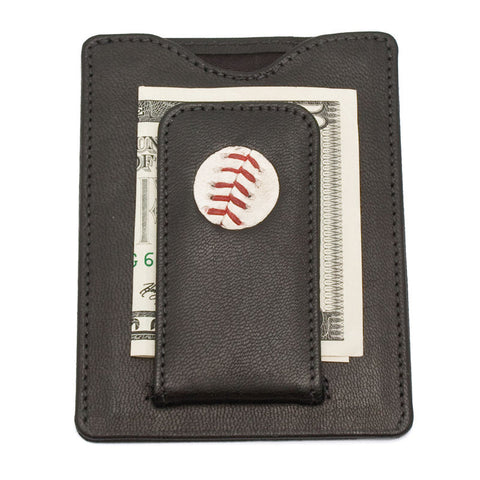 Boston Red Sox Game Played Baseball Money Clip Wallet Sports Collectible