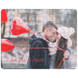 Custom Jigsaw Puzzle Up To 500 Pieces With Your Photo and I Love You To Pieces