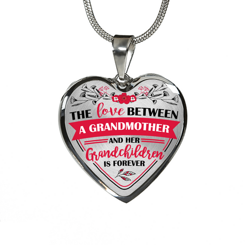 The Love Between A Grandmother And Her Grandchildren Is Forever Pendant Necklace