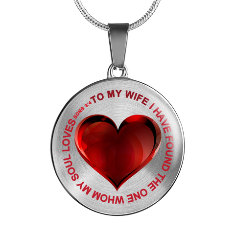 The One Whom My Soul Loves Pendant Necklace
