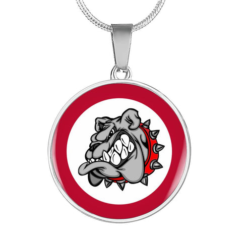 Bulldog Pendant Necklace