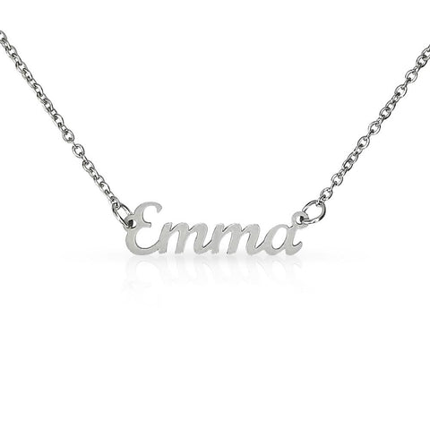 Custom Name Necklace With Stylish Cursive Lettering