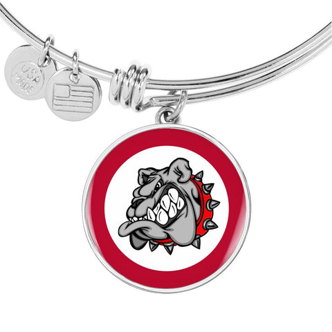 Bulldog Bangle Bracelet
